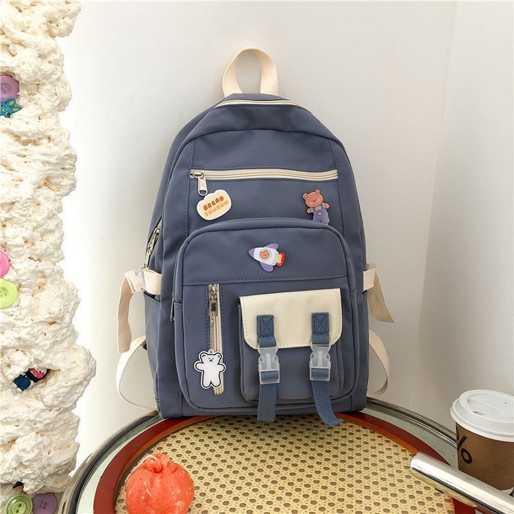 Girls Student Color Matching Backpack