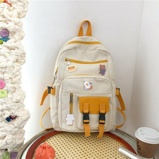 Girls Student Color Matching Backpack