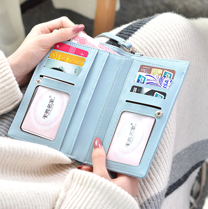 Japanese And Korean New Style Ladies Student Diagonal Wallet