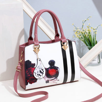 New female Korean style stereotyped sweet fashion handbag