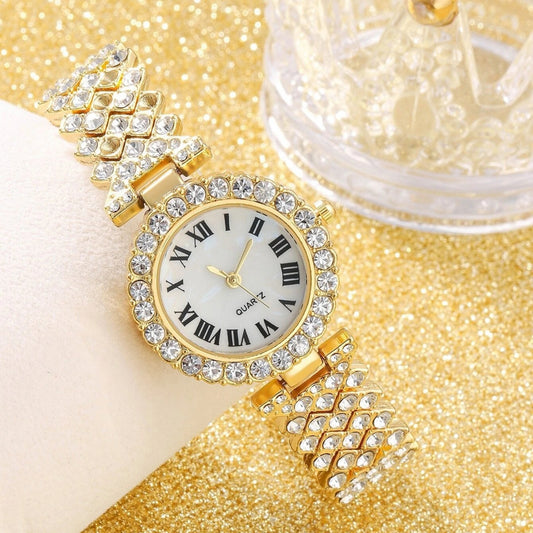 Women's Fashion Watch Gift Full Diamond Versatile High-grade Quartz Watch